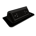 Rapidline Pop-Up Power Desk Module 2 GPO Black