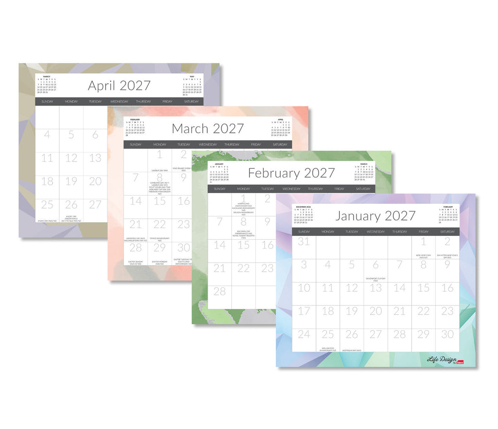 Sasco Life Design Nova Magnetic Calendar 2027 244 x 216 mm
