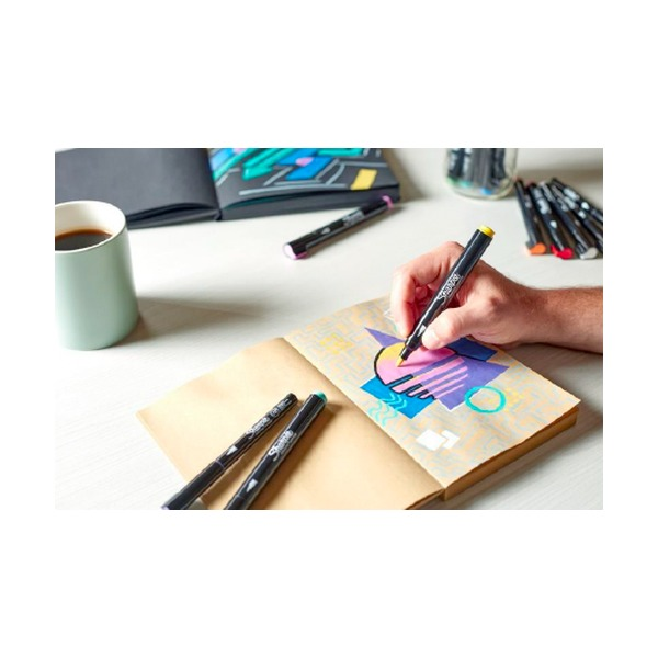 Sharpie Creative Marker Acrylic Water-Based Brush Tip Assorted Pack of 12