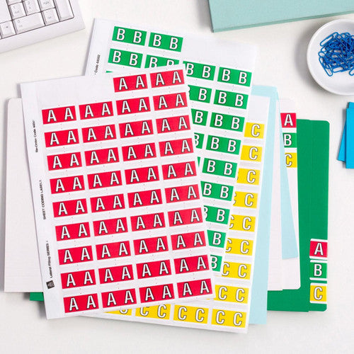 Avery Alphabetical Y Side Tab Colour Coding Label 25 x 42mm Purple 240 Pack