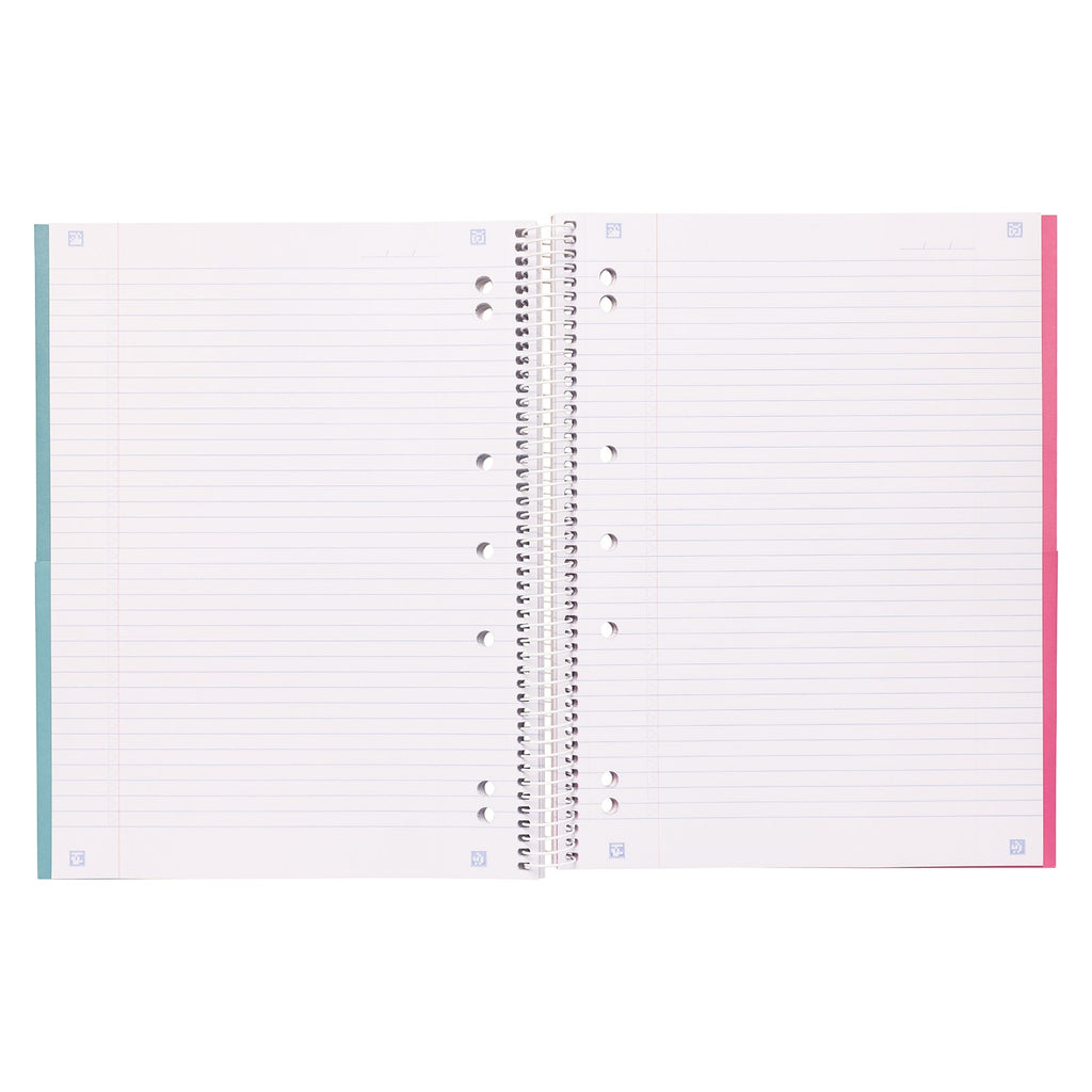 Spirax 606 4-Subject Notebook A4 Side Opening 320 Page 7mm Pack 5