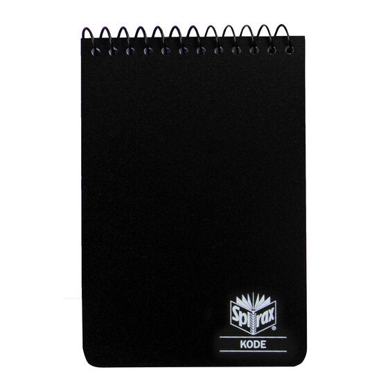 Spirax Kode Pocket Notebook 76 x 122mm 96 Page Assorted Pack of 5 Box of 24