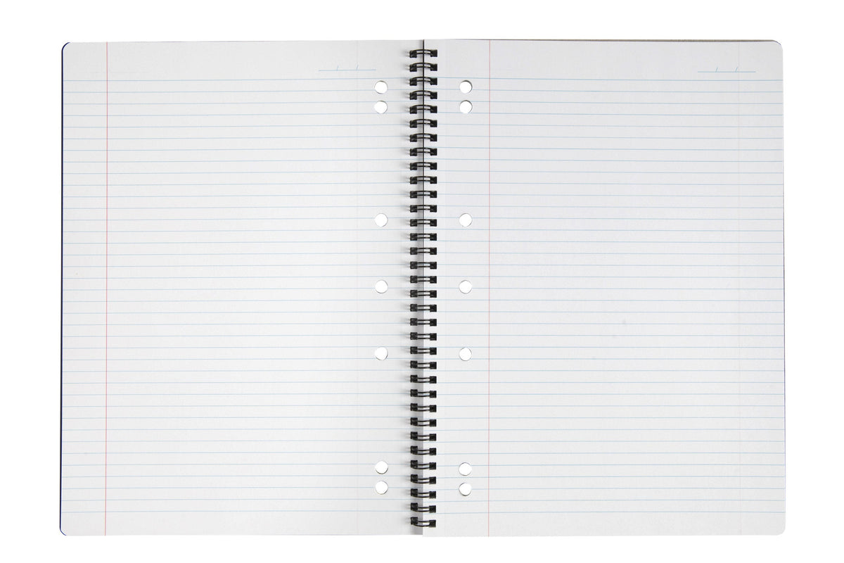 Spirax Polypropylene Lecture Book A4 Side Opening 140 Pages Black