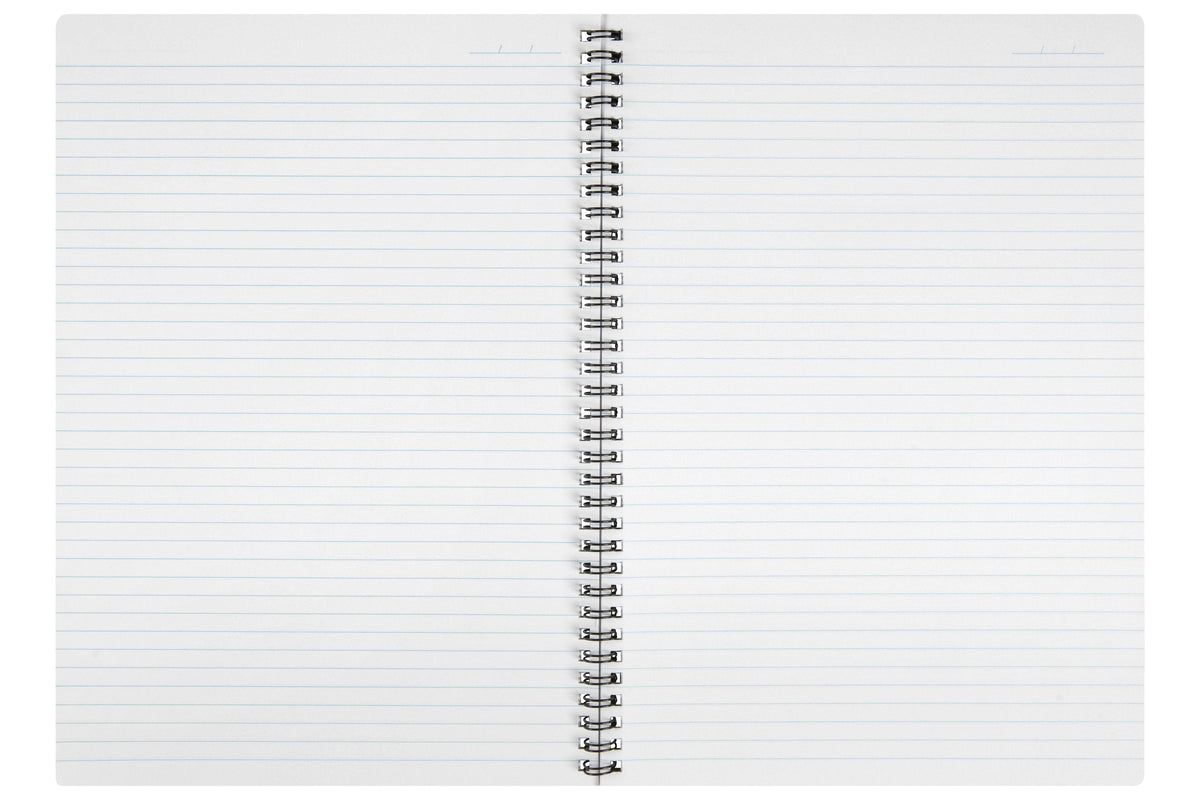 Spirax Polypropylene Notebook Side Opening A4 120 Pages Black