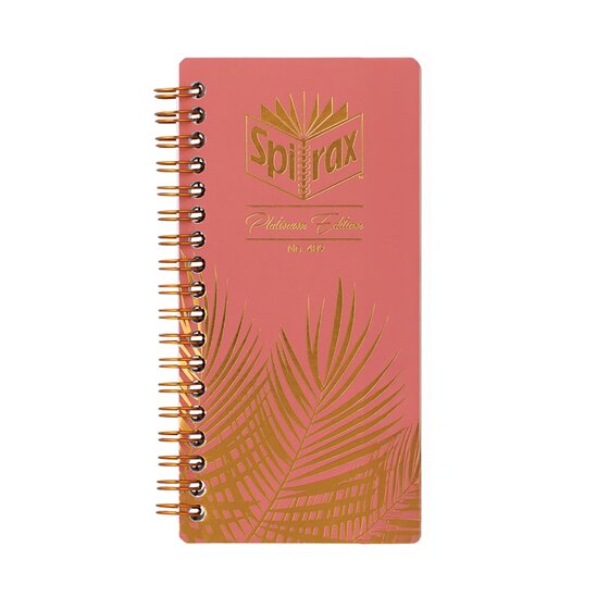 Spirax Platinum Slimline Notebook 120 Page Assorted SRT Pack of 12