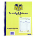 Spirax Carbonless Tax Invoice and Statement Book Quarto 50 Duplicate Sets