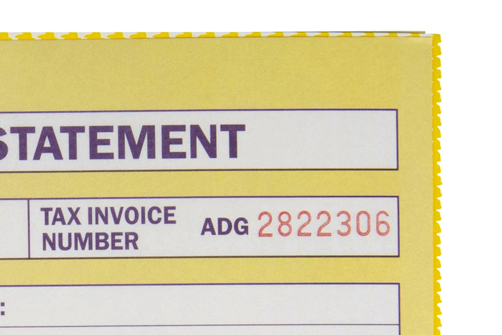 Spirax Carbonless Tax Invoice and Statement Book Quarto 50 Duplicate Sets