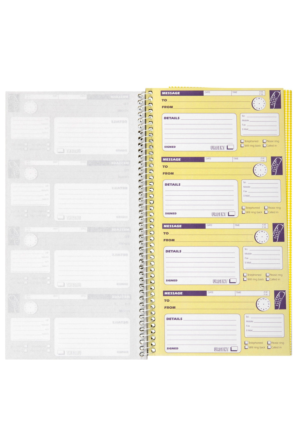 Spirax Carbonless Telephone Message Book 160 Duplicate Sets