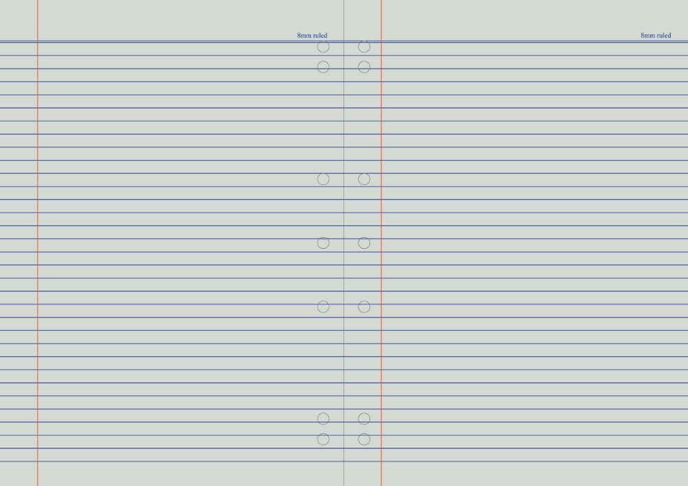 The Note Group Splash Binder Book A4 64 Page 8mm Ruled Pack of 20