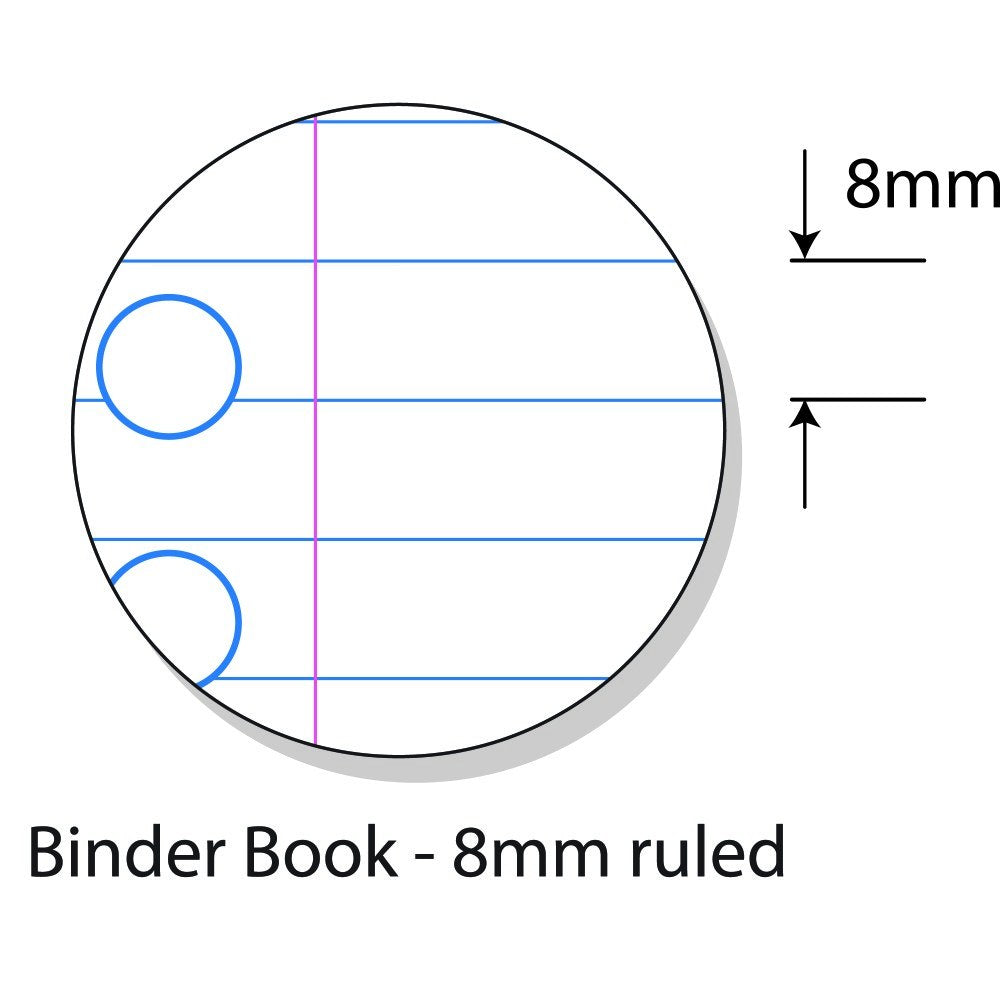 The Note Group Splash Binder Book A4 64 Page 8mm Ruled Pack of 20