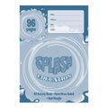 Splash Education A4 Botany Book 96 Page Plain and 8mm Ruled with Red Margin