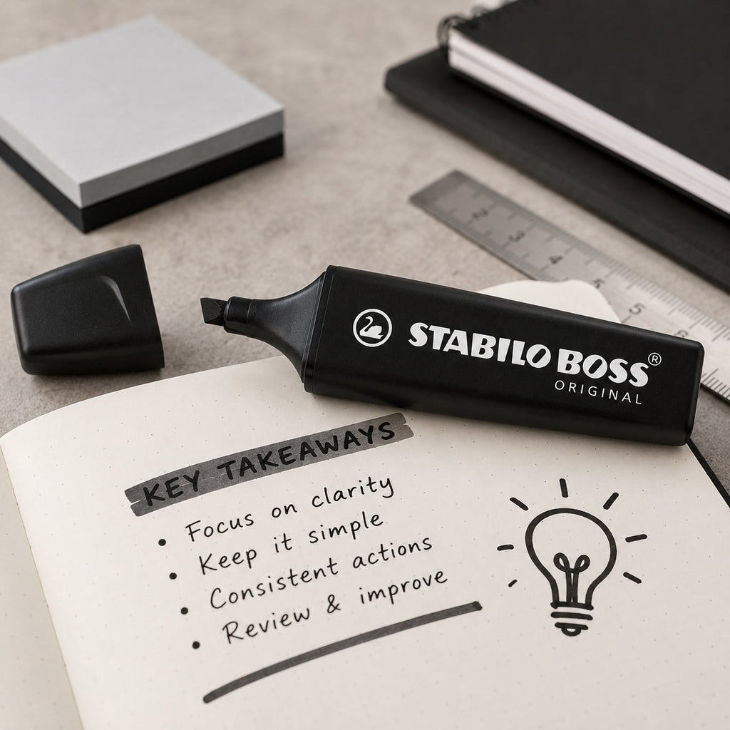 Stabilo Boss Original Highlighter Black Box 10