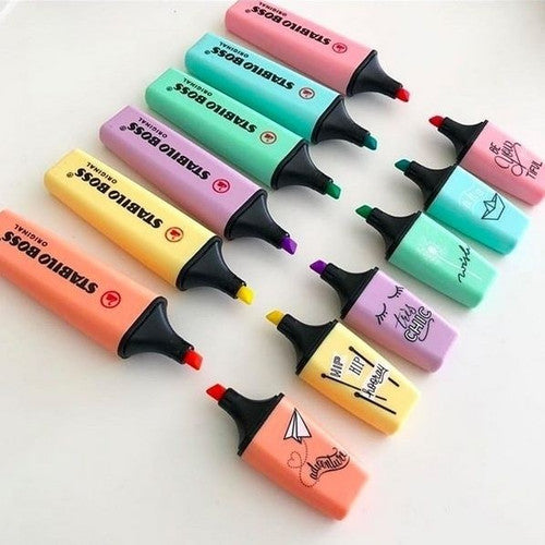 Stabilo Boss Original Pastel Highlighter Box of 10 Pink Blush