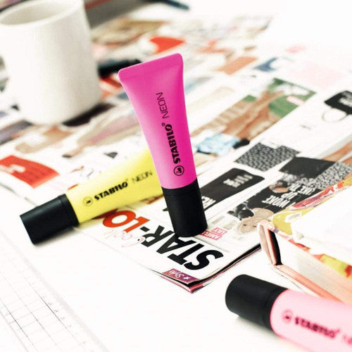 Stabilo Neon Highlighter Box of 10 Yellow