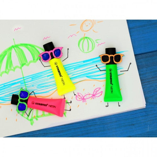 Stabilo Neon Highlighter Green Box of 10