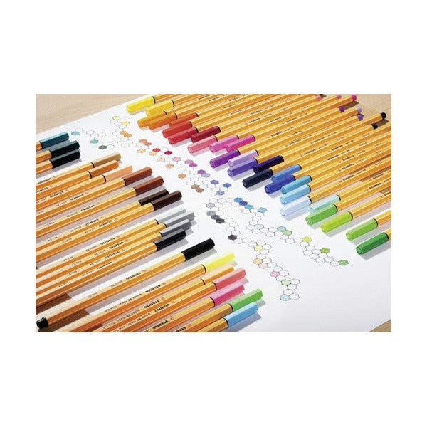 Stabilo Point 88 Fineliner Brown Box of 10