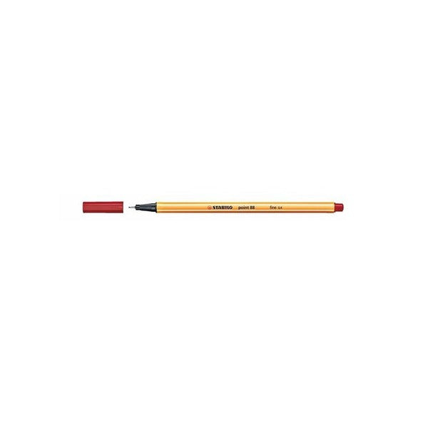 Stabilo Point 88 Fineliner Crimson Box of 10