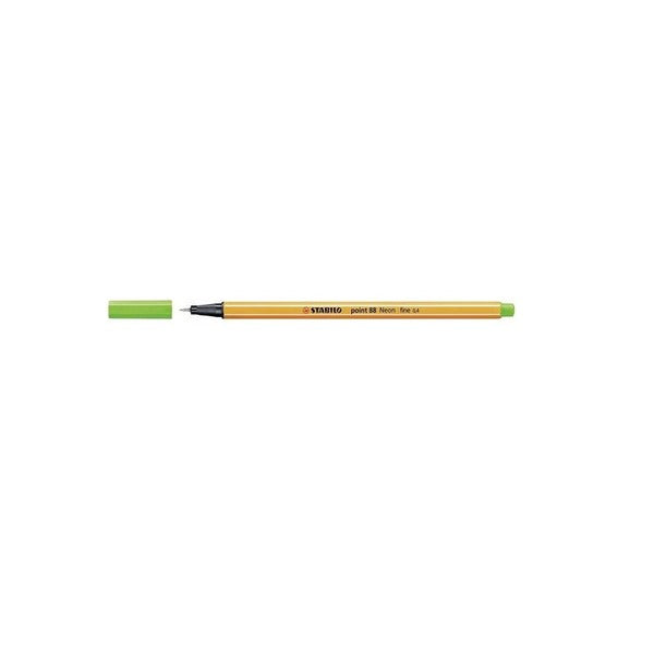 Stabilo Point 88 Fineliner Green Box of 10