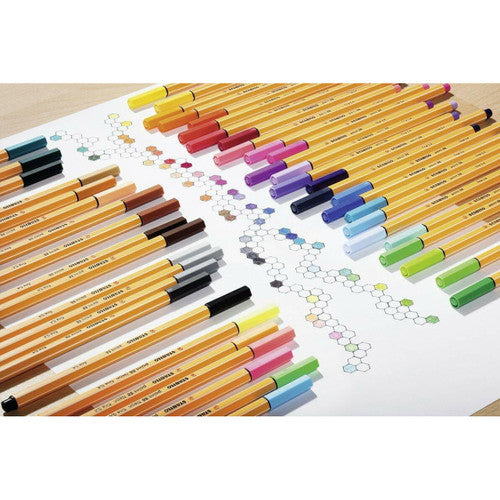 Stabilo Point 88 Fineliner Light Emerald Box of 10