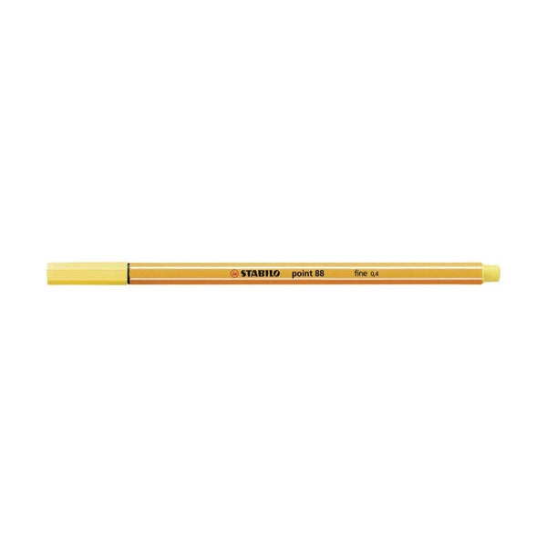 Stabilo Point 88 Fineliner Yellow Box of 10
