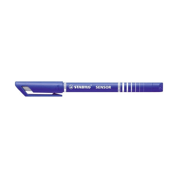Stabilo Sensor Fineliner 0.3mm Blue Box of 10