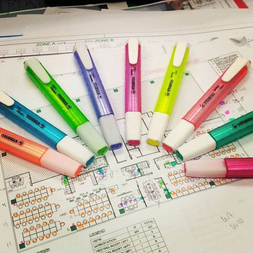 Stabilo Swing Cool Highlighter Red Box of 10
