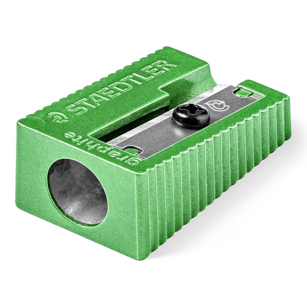 Staedtler Single Hole Metal Sharpener Assorted Metallic Display Box 100 51010PR2CA