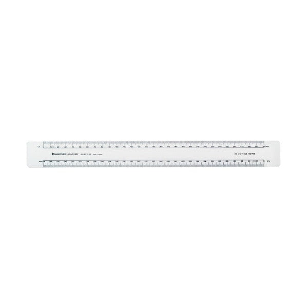 Staedtler Academy Oval Scale Ruler 300mm AS1212-1 961 80-1AS