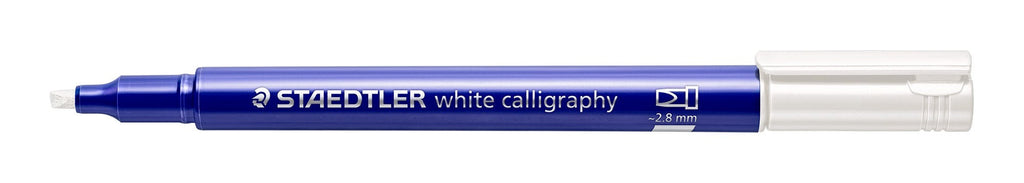 Staedtler Metallic Calligraphy Marker White Box 10 8325-0