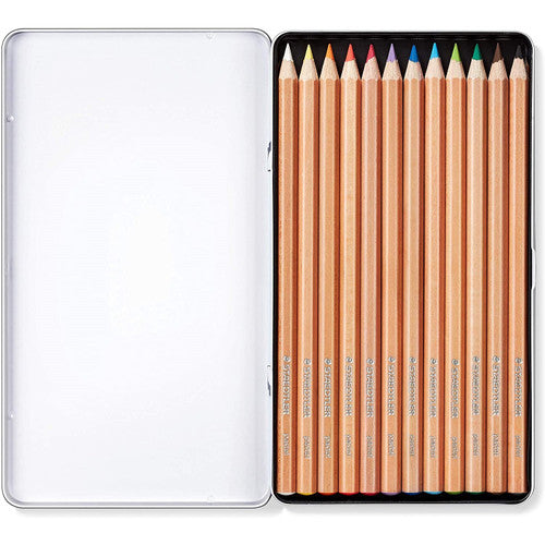 Staedtler Pastel Pencils Assorted Tin 12 146P M12