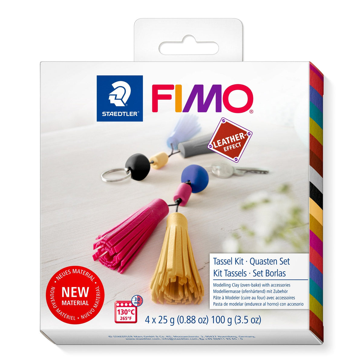 Fimo Leather-Effect DIY Tassel Set 8015 DIY2
