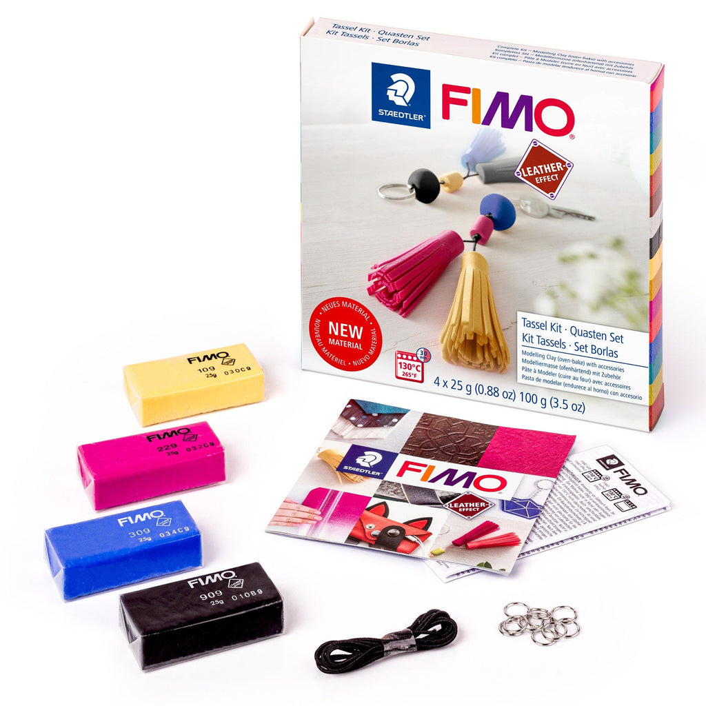 Fimo Leather-Effect DIY Tassel Set 8015 DIY2