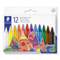 Staedtler Noris Jumbo Round Wax Crayons Assorted Pack 12 229 12 C12