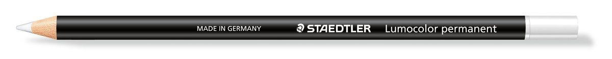 Staedtler Lumocolor Glasochrom Pencils White Box 12 108 20-0