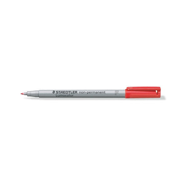 Staedtler Lumocolor Non-Permanent Fine Red Box 10 316-2