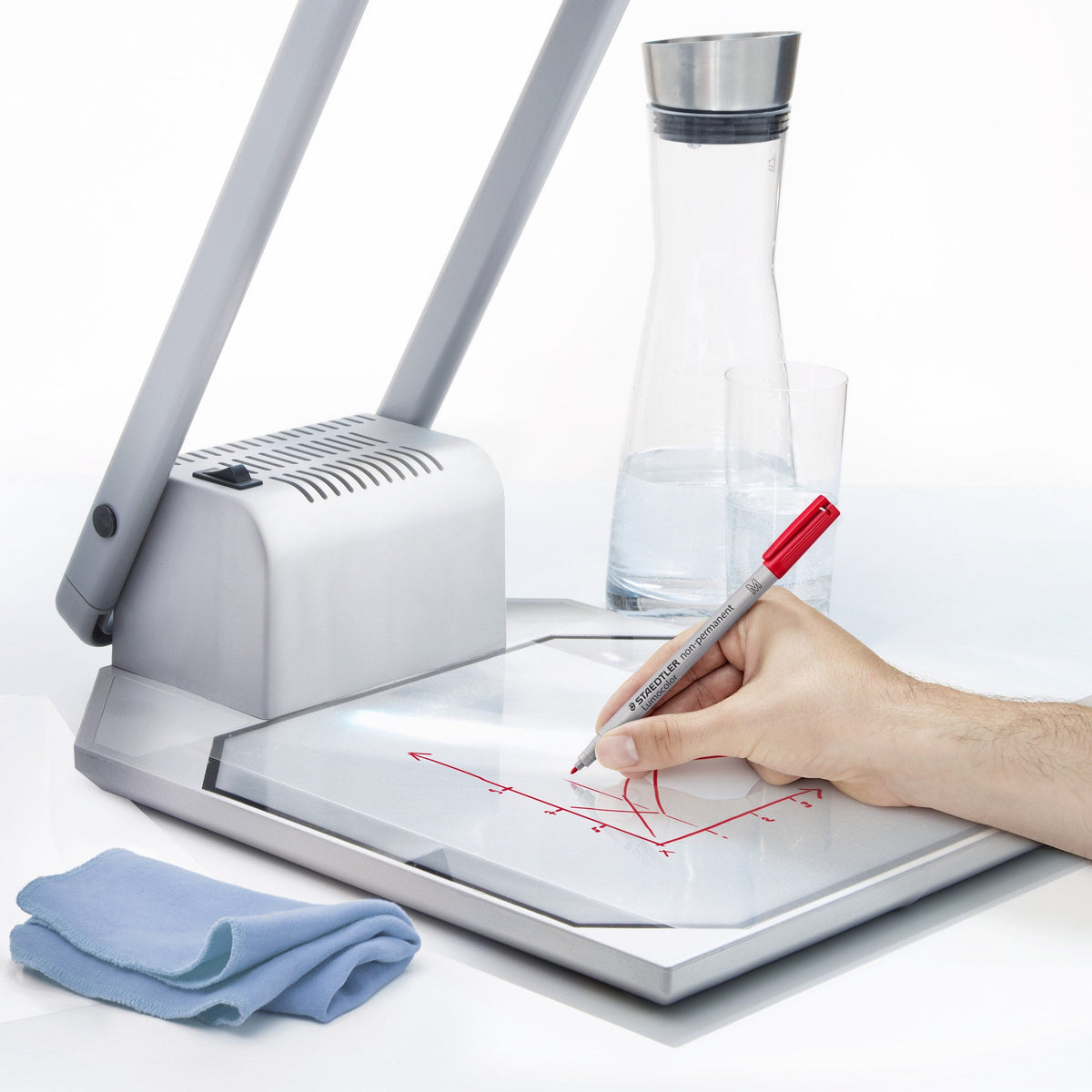 Staedtler Lumocolor Non-Permanent Medium Red Box 10 315-2