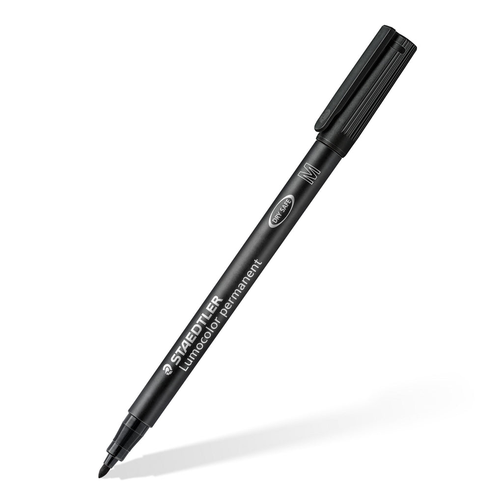 Staedtler Lumocolor Permanent Pen Medium Black Box 10 317-9