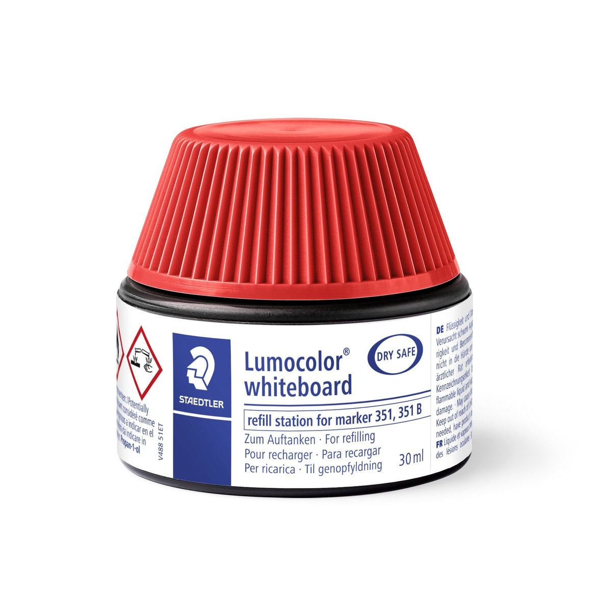 Staedtler Lumocolor Whiteboard Marker Refill Station Red 488 51-2