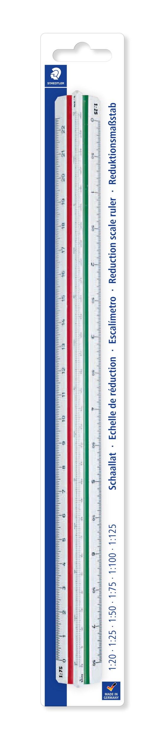 Staedtler Mars Triangular Scale Ruler Version 1 561 98-1BK