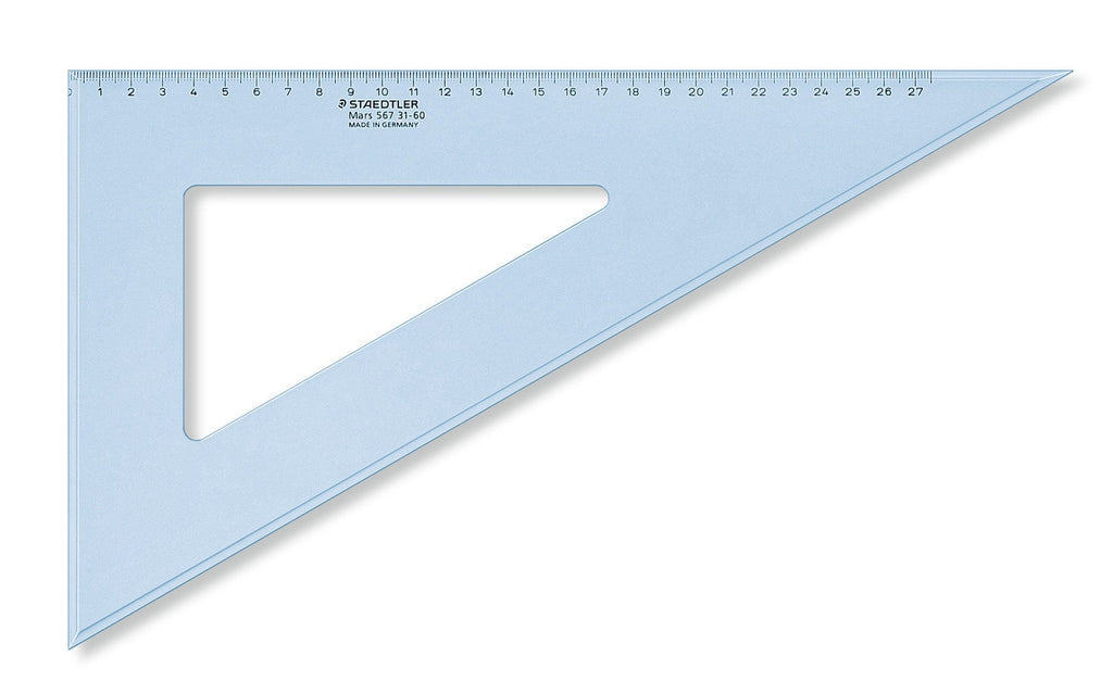 Staedtler Mars Set Square 31cm 60/30 Degree Pack 10 567 31-60