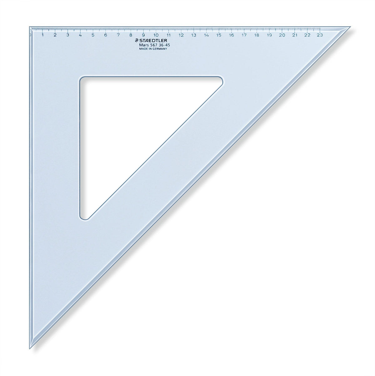 Staedtler Mars Set Square 36cm 45/45 Degree Pack 10 567 36-45