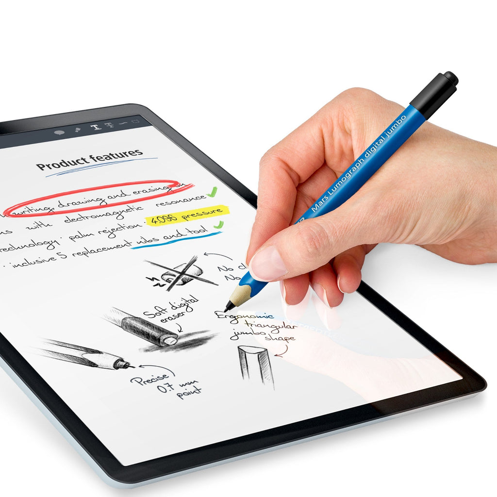 Staedtler Mars Lumograph Digital Jumbo Stylus Pencil 180J 22-3