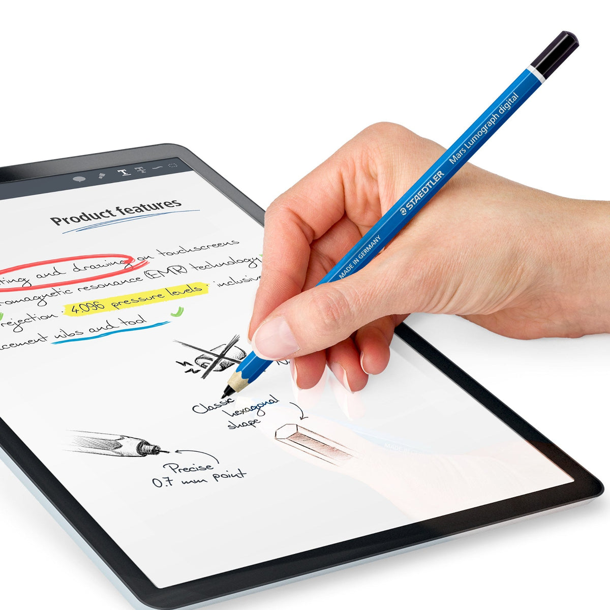 Staedtler Mars Lumograph Digital Classic EMR Stylus Pencil 180 22-3
