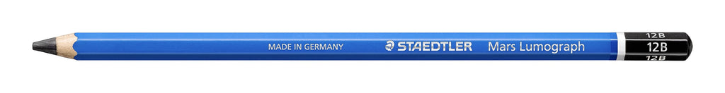 Staedtler Mars Lumograph Graphite Pencils 12B Box 12 100-12B