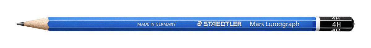 Staedtler Mars Lumograph Pencils 4H Box 12 100-4H