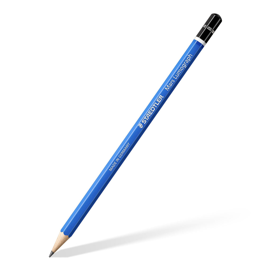 Staedtler Mars Lumograph Pencils B Box 12 100-B