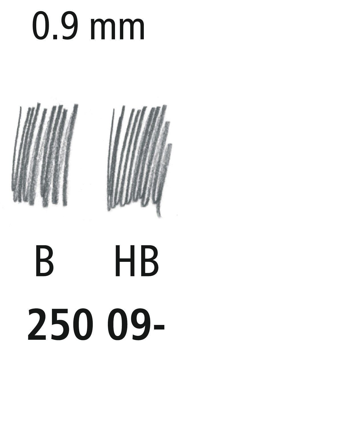 Staedtler Mars Micro Carbon Lead 0.9mm B 250 09-B