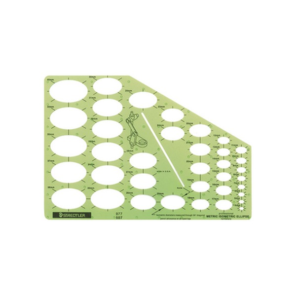 Staedtler Mars Professional Isometric Ellipses Template 977 507