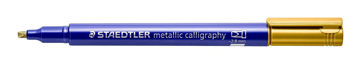 Staedtler Metallic Calligraphy Marker Gold Box 10 8325-11