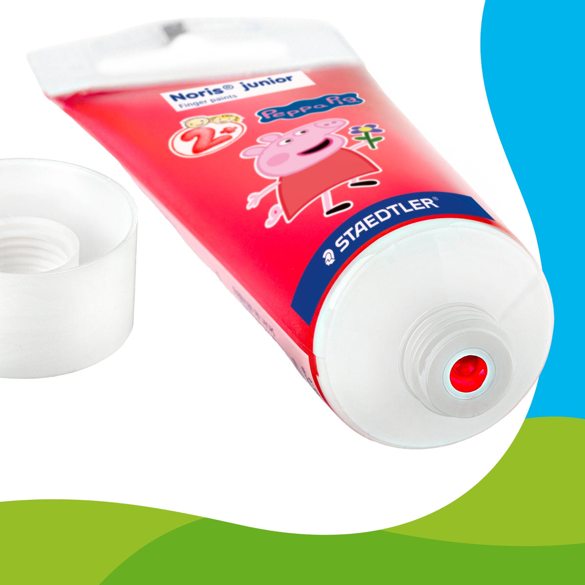 Staedtler Noris Junior Peppa Pig Finger Paints 75ml Pack of 4